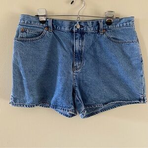 Vintage Women's GAP Jeans Denim Shorts Size 16, 100% Cotton 5 Pocket 4" Inseam